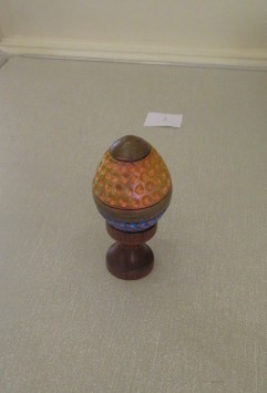  Egg and holder by Geoff Christie